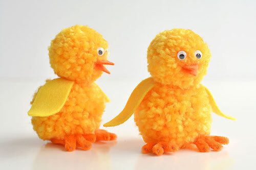 Pom Pom Chicks by One Little Project