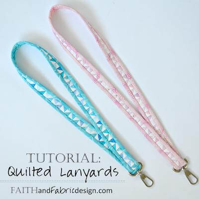Quilted Lanyard Tutorials by Peter's Square