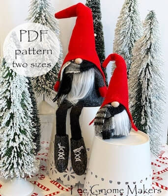 Scandi Gnome Pattern by The Gnome Makers
