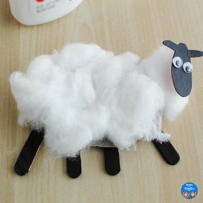 Shear, The Sheep Craft For Preschoolers by Books And Giggles