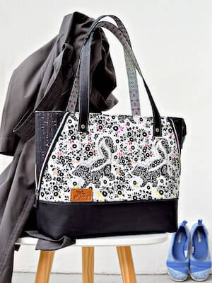 Sky Harbor Tote Bag Sewing Pattern by Sew Sweetness Patterns