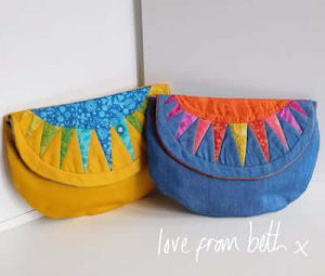 Patrón de costura de bolso Sunburst de Love From Beth