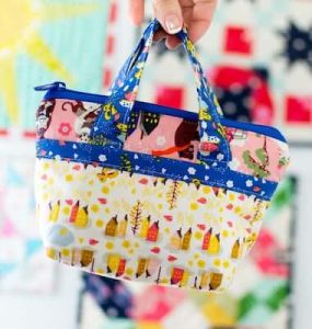 Tiny Bag Sewing Pattern by Sew Can She