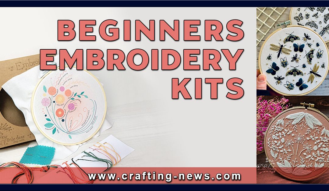 10 Beginners Embroidery Kits