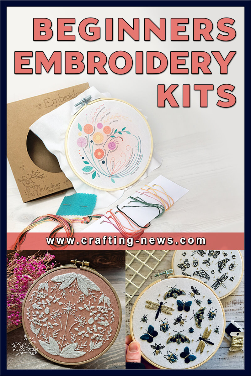 Beginners Embroidery Kits