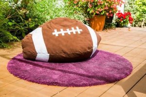 DIY Football Bean Bag Chair by Hallmark Channel