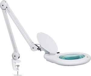 Neatfi Elite HD XL 7 Inches Wide Super LED Magnifying Lamp with Clamp