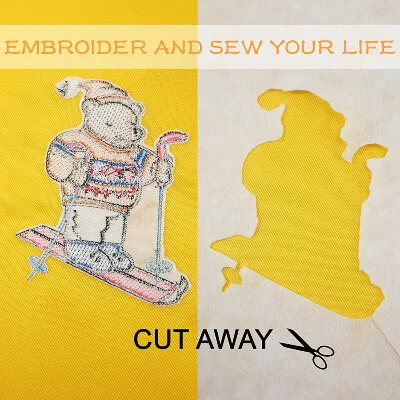 New brothread Cut Away Embroidery Stabilizer