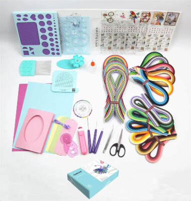 Quilling Kit for Beginners with 1860 Paper Strips 39cm54cm and Quilling Tools
