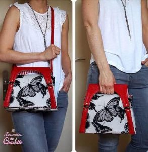 Alyssia Clutch Shoulder Bag Sewing Pattern by RLR Creations Sewing