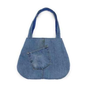 Patrón de costura del bolso Denim Blues por Yarnspirations