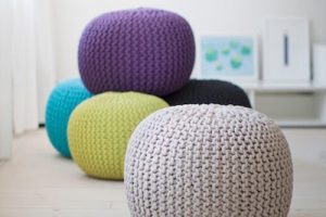 Cómo tejer un puf a crochet por Chair Pers