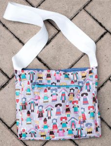 Little Messenger Bag Sewing Pattern by Life Sew Savory