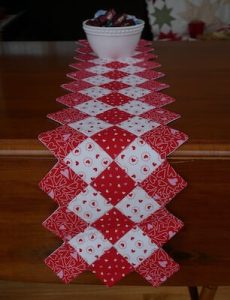 Love Letters Table Runner Pattern by Marshall Street Sewing