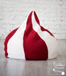 Peppermint Kiss Bean Bag Crochet Pattern by Crafting Friends Designs