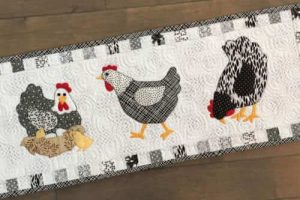 Quilted Table Runner Pattern by K Lee 2 Strings