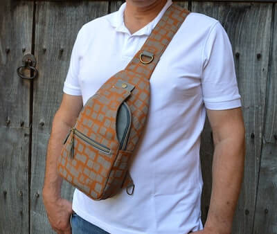 Retro Style Sling Bag Sewing Pattern by Kandou Patterns