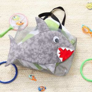 Shark Tote Bag Sewing Pattern by Yarnspirations