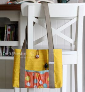 Tablet Carrier Bag Sewing Pattern by Craft Passion
