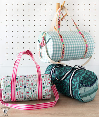 The Saturday Duffle Bag Sewing Pattern by Polka Dot Chair