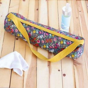 Yoga Mat Bag Sewing Pattern by Gathered