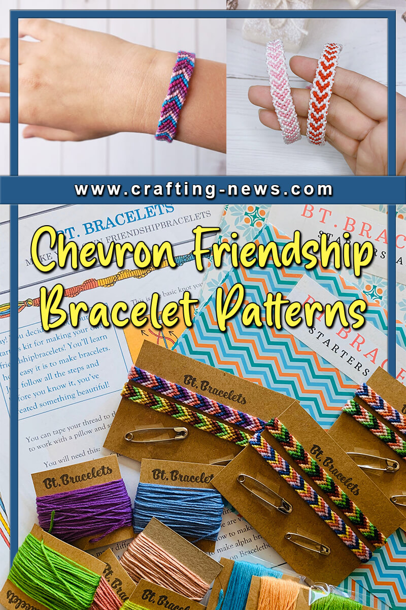 Chevron Friendship Bracelet Patterns