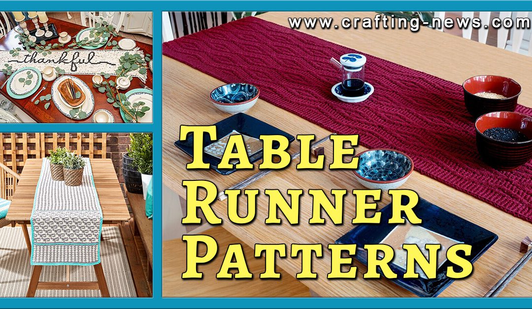 20 Table Runner Patterns
