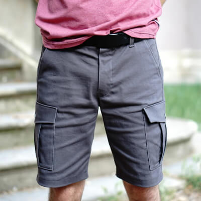 Cargo Shorts Pattern for Sewing by WardrobeByMe