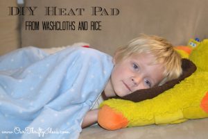 DIY Heat Pad From Washcloths And Rice by Our Thrifty Ideas