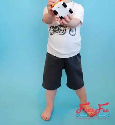 Free Shorts Pattern for Toddlers by Fleece Fun