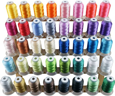 New Brothread 40 Brother Colors Polyester Embroidery Machine Thread