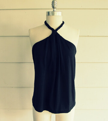 DIY: Easy Tie Back Halter Top 