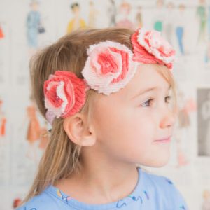 Fabric Flower Headbands by Elizabeth Made This 