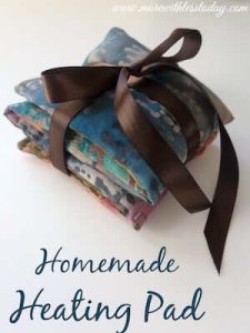 Homemade Flaxseed Heating Pad by More With Less Today
