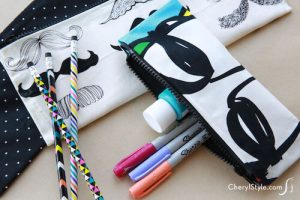 No-Sew DIY Pencil Case by Everyday Dishes