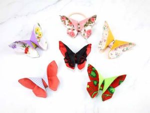 Origami Fabric Butterflies by Hello Sewing