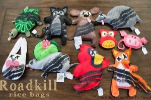 Roadkill Rice Bags by Fun With Felt
