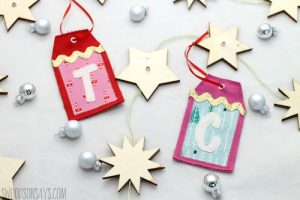 Upcycled Fabric Gift Tag by Swoodson Says