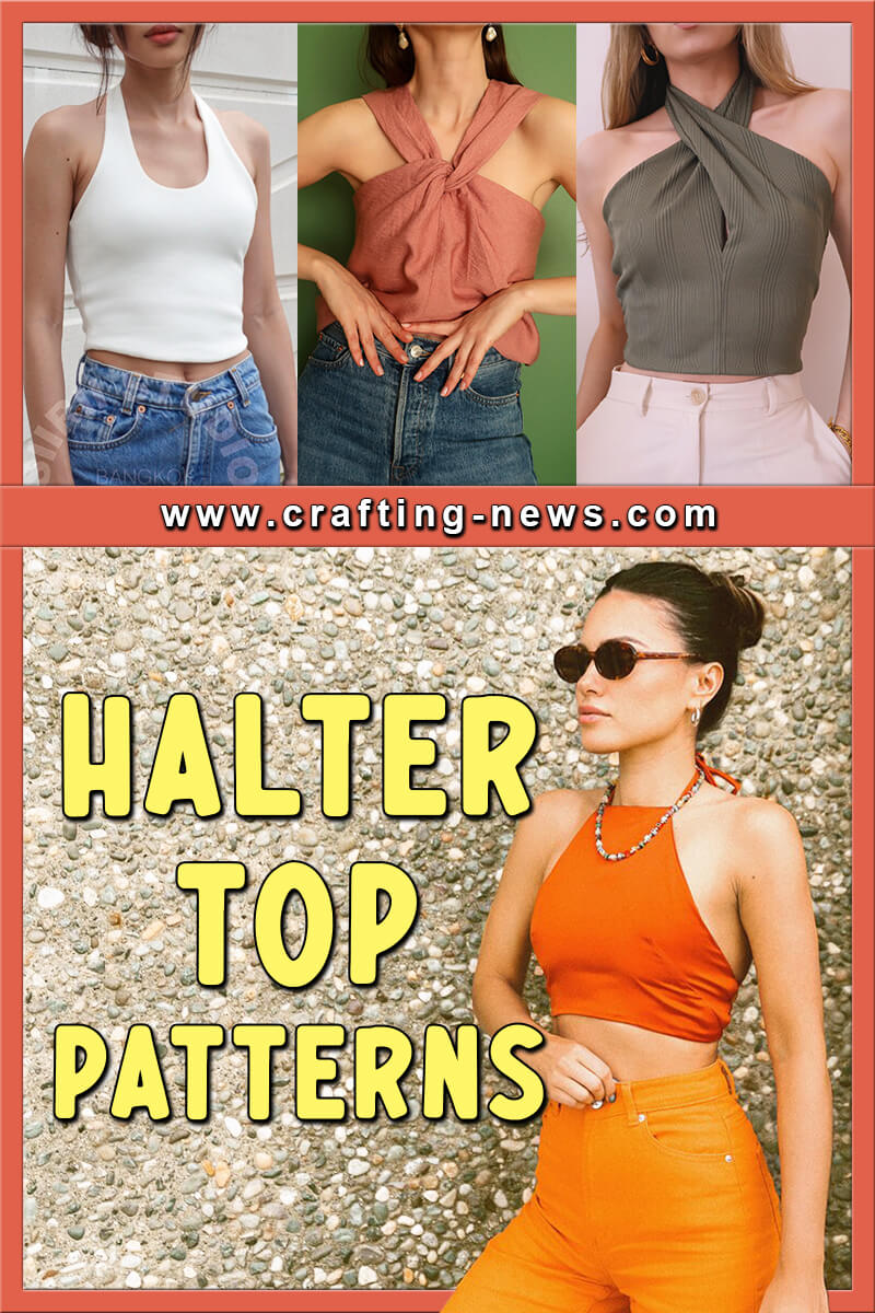 Keyhole Halter Top Sewing Pattern - Sew Skimpy