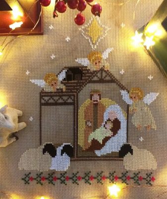 A Child is Born Counted Cross Stitch Pattern from farmersattic