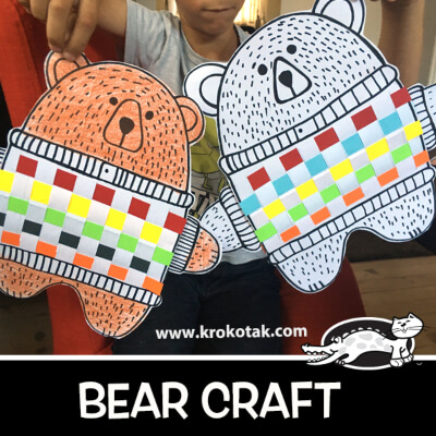 Bear Craft Preschool from Krokotak