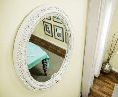 DIY Macrame Mirror by Charlotte Smith