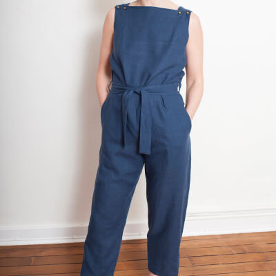 Dana Linen Jumpsuit Pattern by Fabric-Store