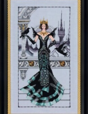 The Raven Queen by Mirabilia Designs Cross Stitch Pattern from OrAbeille