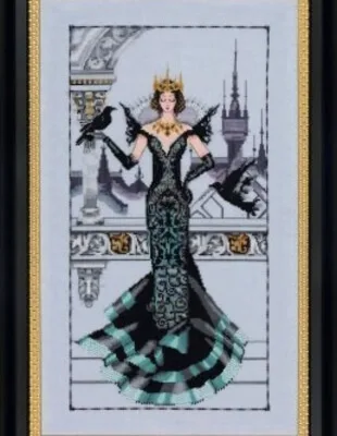 The Raven Queen by Mirabilia Designs Cross Stitch Pattern from OrAbeille