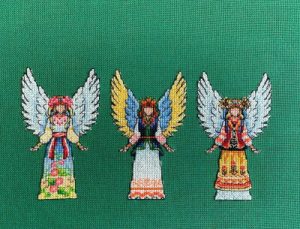Ukrainian Angel Cross Stitch Patterns from CutePatternsByMaria