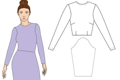Women’s Basic Long Sleeve Pattern by ByRAYENA