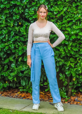 Wrap Trousers Sewing Pattern by Rebeccajpage