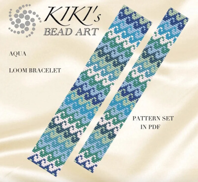 Aqua Loom Bracelet Pattern by KikisBeadsArts