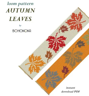 Autumn Leaves Loom Pattern by BOHONA